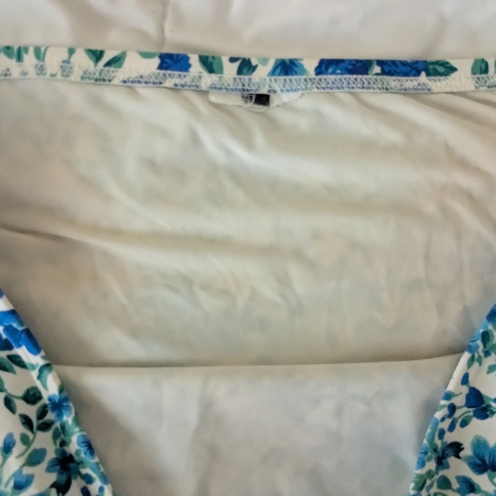 J Crew Mayapple Blue Cottage Floral Bikini Swim Bottom - Picture 6 of 7